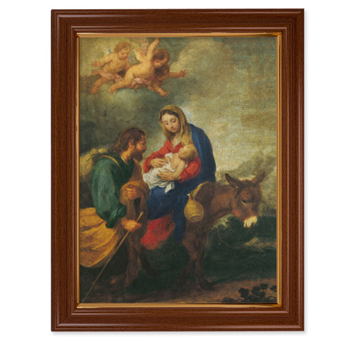 Flight into Egypt Walnut Finish Framed Art