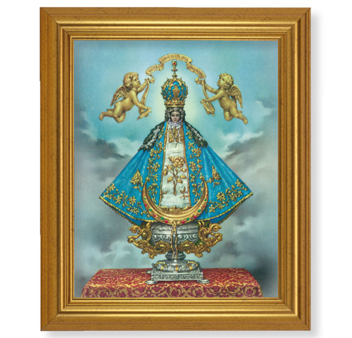 Virgen de San Juan Beveled Gold-Leaf Framed Art