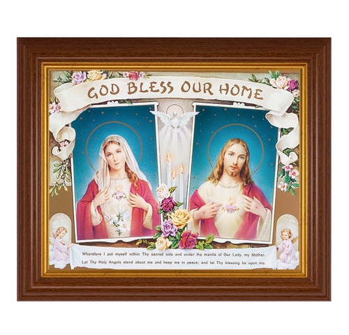 House Blessing - SHJ & IHM Dark Walnut Framed Art