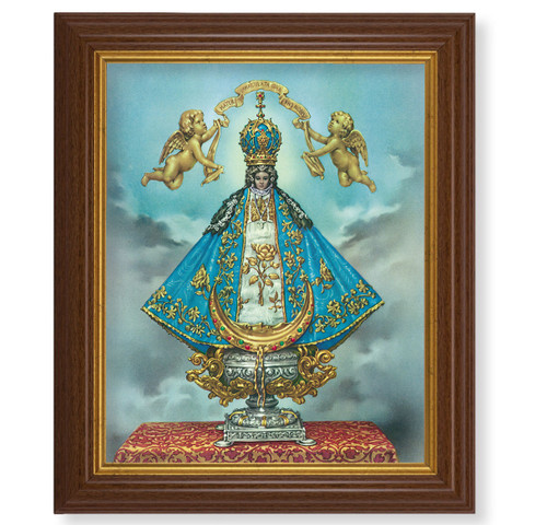 Virgen de San Juan Dark Walnut Framed Art