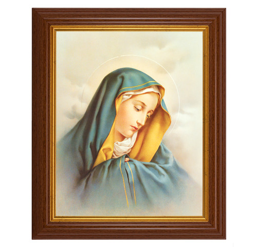 Our Lady of Sorrows Dark Walnut Framed Art