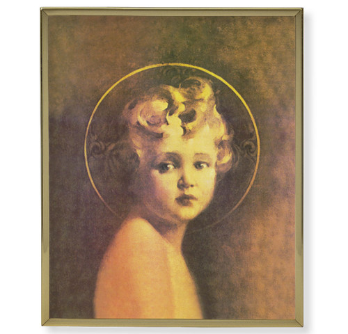 Light of the World Plain Gold Framed Plaque Art | Style A