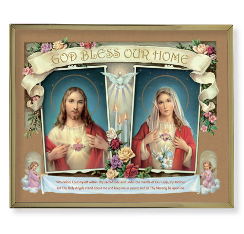 House Blessing - SHJ-IMH Gold Framed Art | 11" x 14"