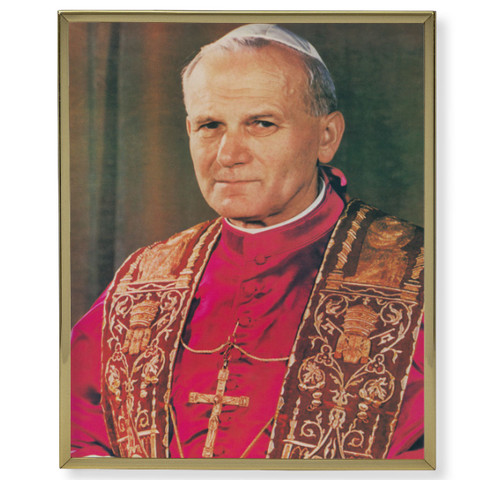 St. John Paul II Framed Art | 11" x 14"