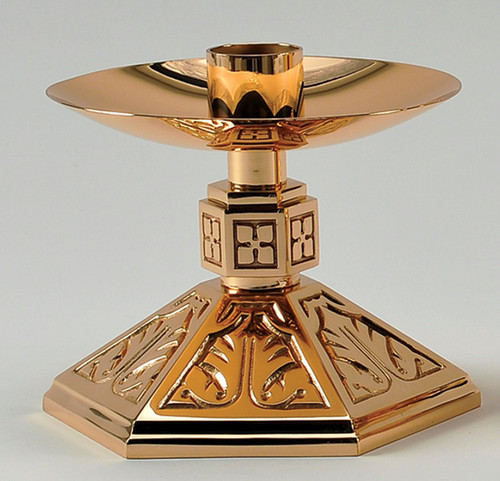 #S99C42 Altar Candlestick | 5 1/2" H | Multiple Finishes Available