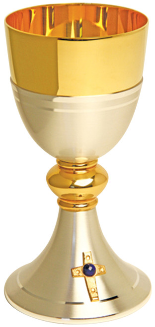K920 Two-Tone Chalice | 6-3/4", 7oz. | 24K Gold & Silver-Plated