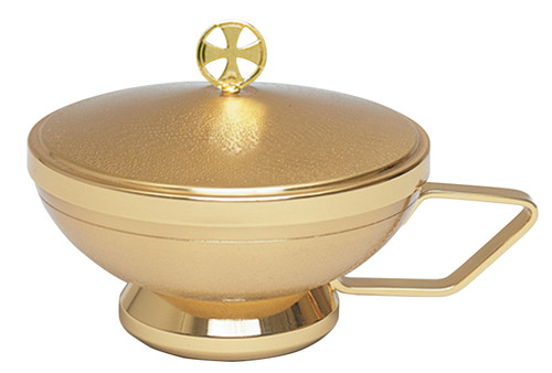 K374 Ciborium with Handle | 24K Gold-Plated