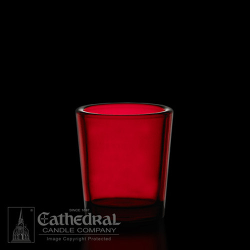 Single 15 Hour Votive Glass | Ruby