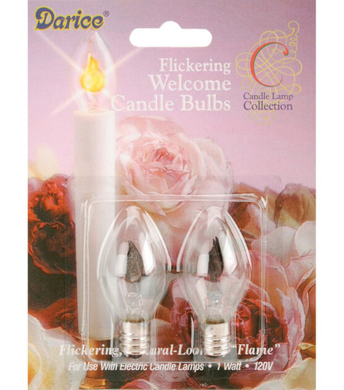 Flickering Candle Bulbs | Pack of 2