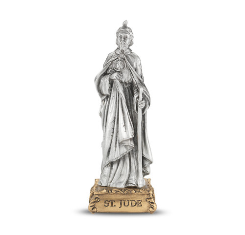 St. Jude of Thaddeus Pewter Statue