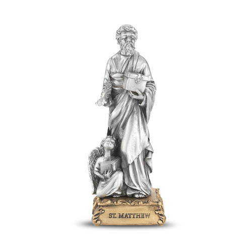 St. Matthew the Apostle Pewter Statue