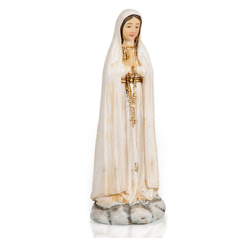 4" Our Lady of Fatima Resin Statue