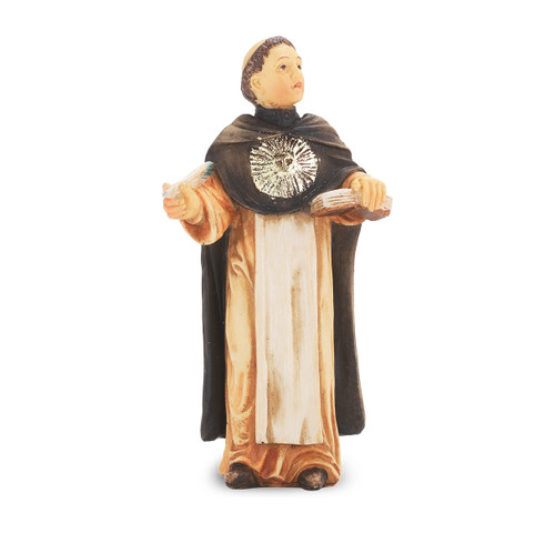 4" Saint Thomas Aquinas Resin Statue