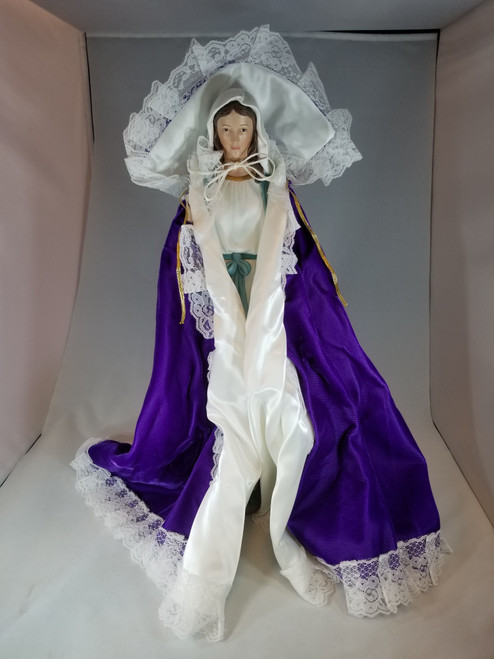 Purple Infant of Prague Dress | Velvet | 18"