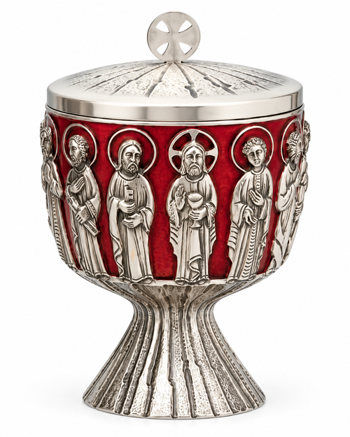 #AS-176-1 Last Supper Ciborium | 250 Hosts | Multiple Finishes Available