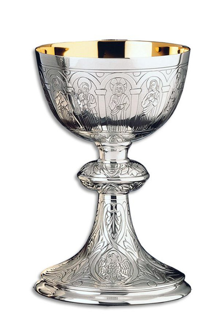 #1000 Apostles Chalice | 7 1/2", 18oz. | Sterling Silver | 24K Gold Lined