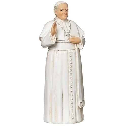 4" Pope Francis Figure & Prayer Card | Gift Boxed | Patrons & Protectors