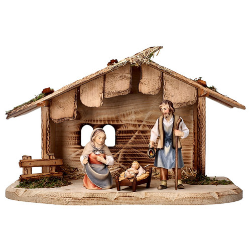 5-Piece Shepherd's Nativity Set | Hand Carved in Italy | Multiple Sizes