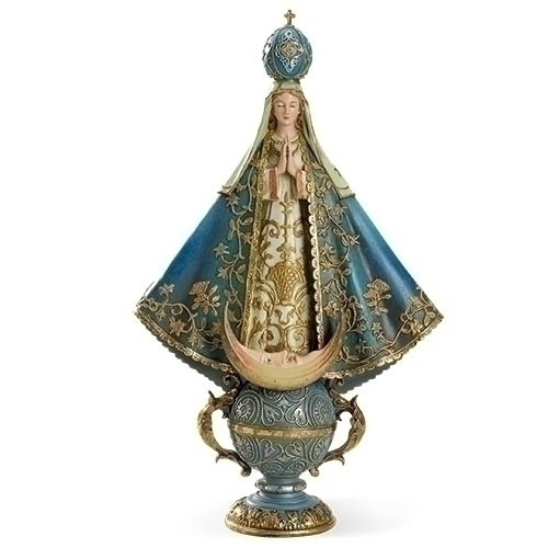 14" Virgin of San Juan de Lagos Figure | Renaissance Collection | Resin/Stone