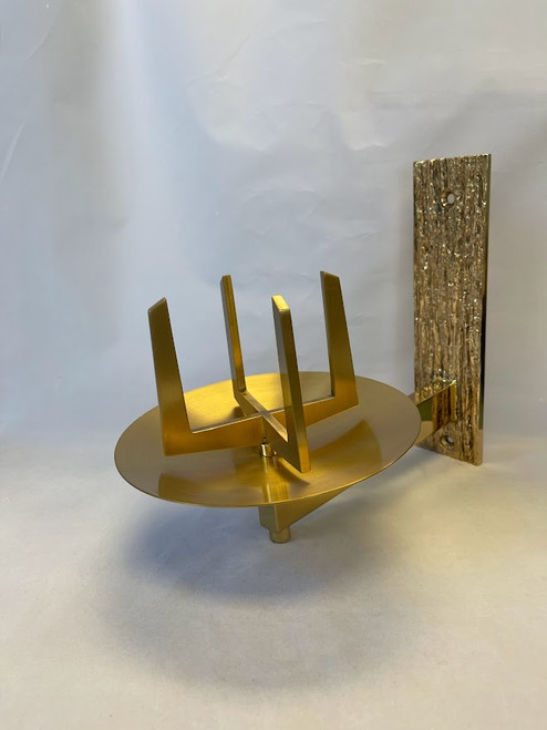 Custom Wall Sanctuary Lamp | Polished Brass