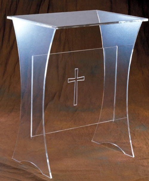 #3306 Acrylic Offertory Table | Optional Wood Top | Customizations Available