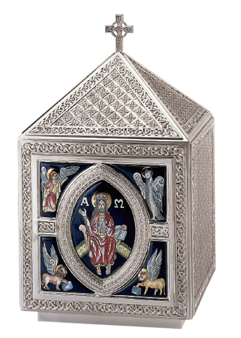 #4104-C Fire-Enameled Ornamented Tabernacle | Multiple Finishes Available