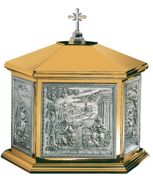 #4114 "The Annunciation" Tabernacle | Multiple Finishes Available