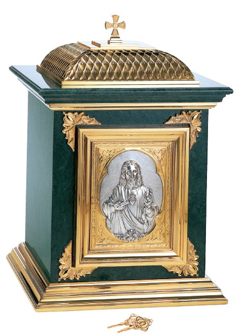 #4125 Sacred Heart Marble Tabernacle | Multiple Finishes Available