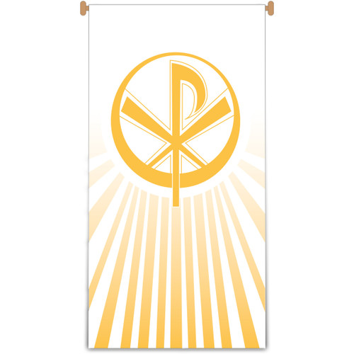 Chi Rho Banner | Small Indoor Banner 24" x 48"