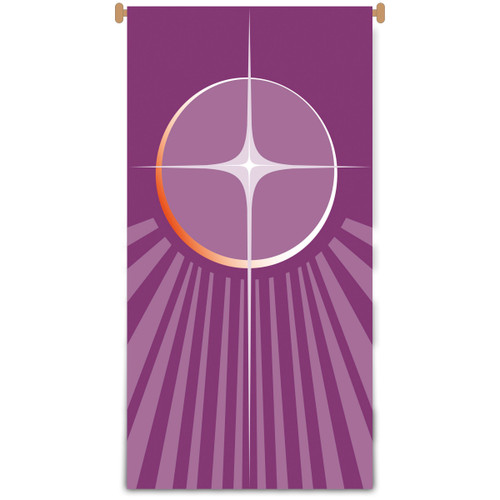 Advent Star Banner | Small Indoor Banner 24" x 48"