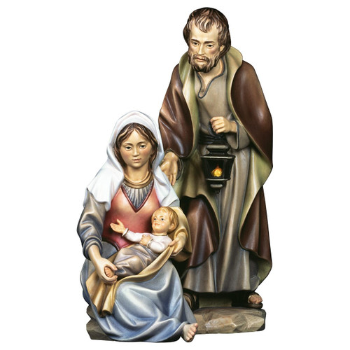 3 Piece Holy Family Nativity Set | Hand Carved in Italy | Multiple Sizes