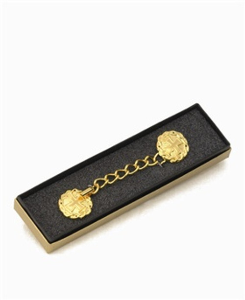 #8426G Cross Cope Clasp | 24K Gold Plated