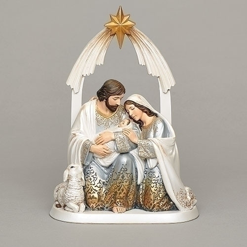 10" Gold Ombre Holy Family Figure | Resin