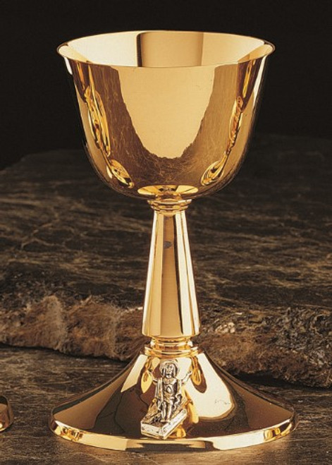 #5115 Memorial Chalice | 7-1/8", 14oz. | 24K Gold Plated