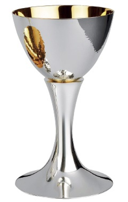 #2780 Hand-Hammered Chalice | 8", 16 oz. | Silver-Plated