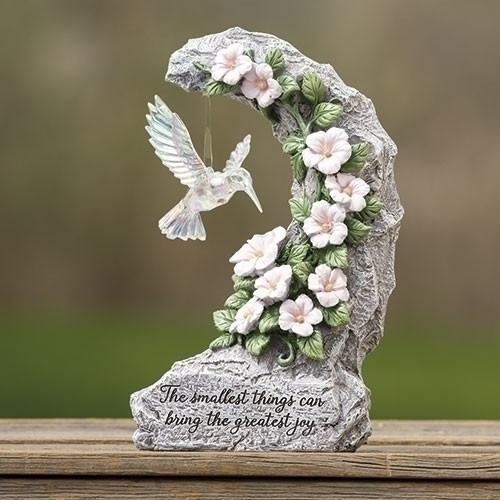 11.5" Hummingbird Garden Stone