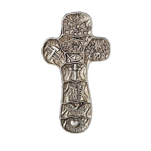 専用ページになります 7.75 Resin Bronze Finish Confirmation Wall Cross by Roman 7.75