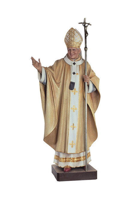 #600/129 St. John Paul II Pope Statue | Handmade In Italy | All Finishes & Sizes
