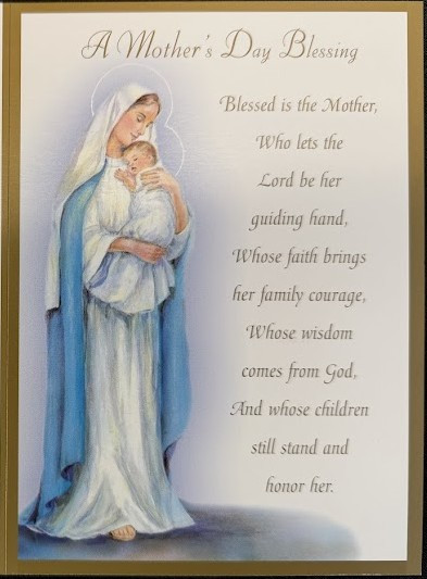 Mother's Day Mass Card & Spiritual Bouquet Offering Envelope Kit | 100 Cards & 100 Envelopes
