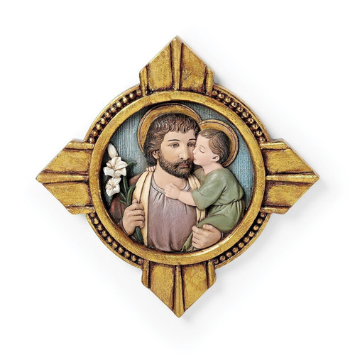 5" Saint Joseph Home Blessing Plaque | Gift Boxed