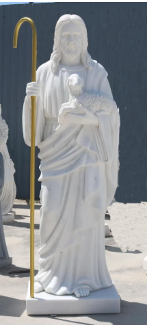 Good Shepherd Marble Statue – Custom Religious Statuary