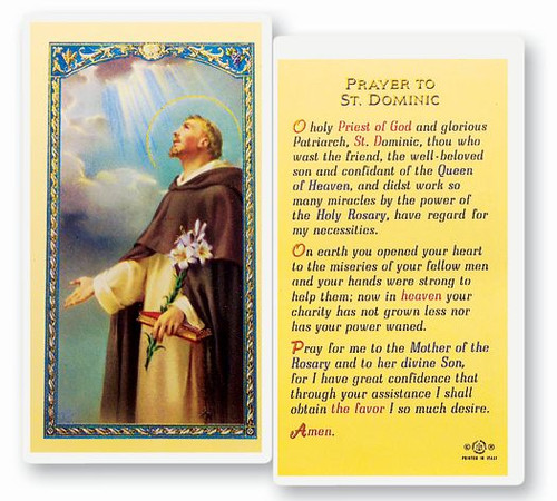 St. Dominic Prayer