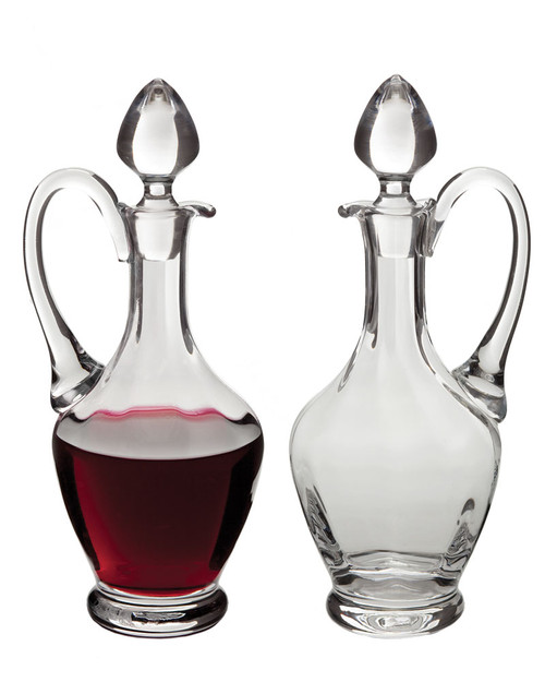 Glass w/ Tulip Top Cruet Set - 9oz, 8-1/4"