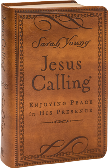 Jesus Calling (365 Day Devotional) - Sarah Young | Brown Leather