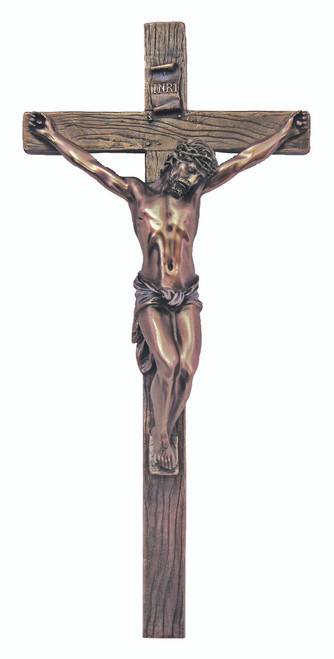 13" Veronese Collection Crucifix | Cold Cast Bronze