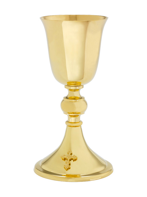 A192G Chalice & Paten | 8 5/8", 11oz. | 24K Gold Plated