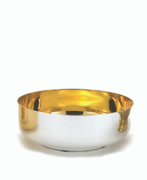 6 1/8" Open Ciborium | Silver Plated | 24K Gold Lined