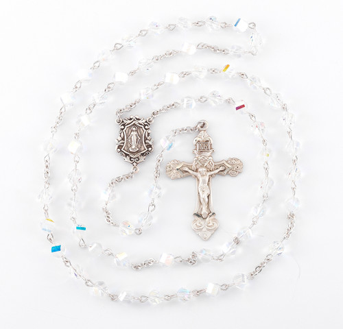 Aurora Helix Shape Swarovski Crystal Rosary