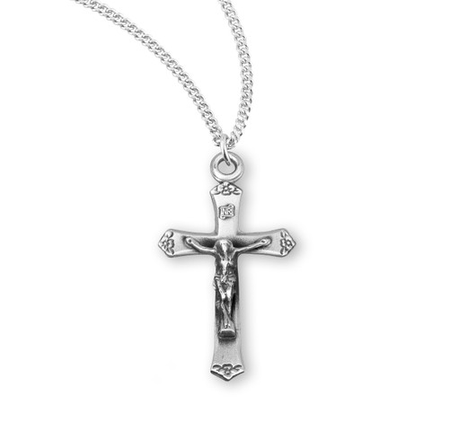Plain Sterling Silver Crucifix