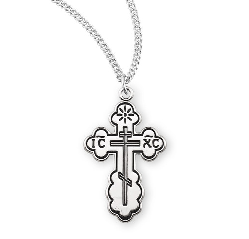 Byzantine Crucifix Cross Necklace,Christian Jewelry Vintage Stainless Steel  Gift for Men Women Russian Orthodox Church Pendant Catholic Necklace -  Newegg.com